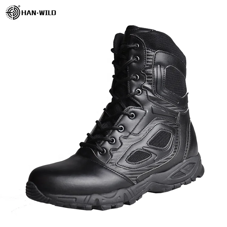 

wholesale combat boots military tactical boot, Black