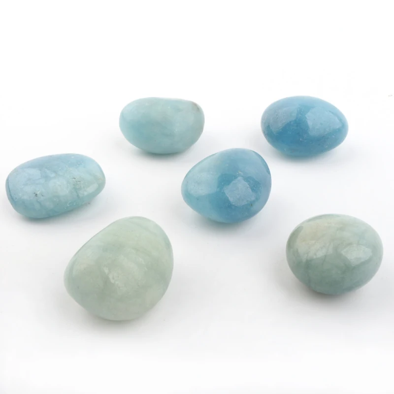 

wholesale healing crystal stone aquamarine tumbled stones for crystal crafts