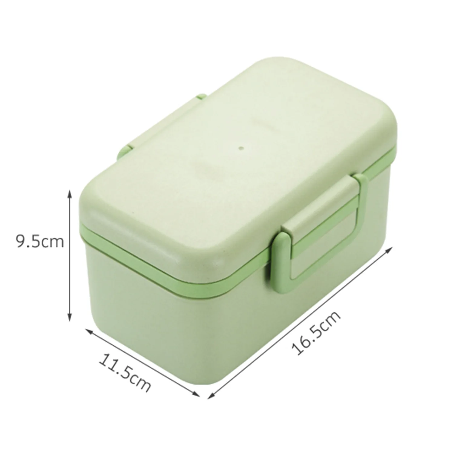 

Wheat Straw Reusable Food Container Biodegradable Lunch Box microwave safe, Customized color