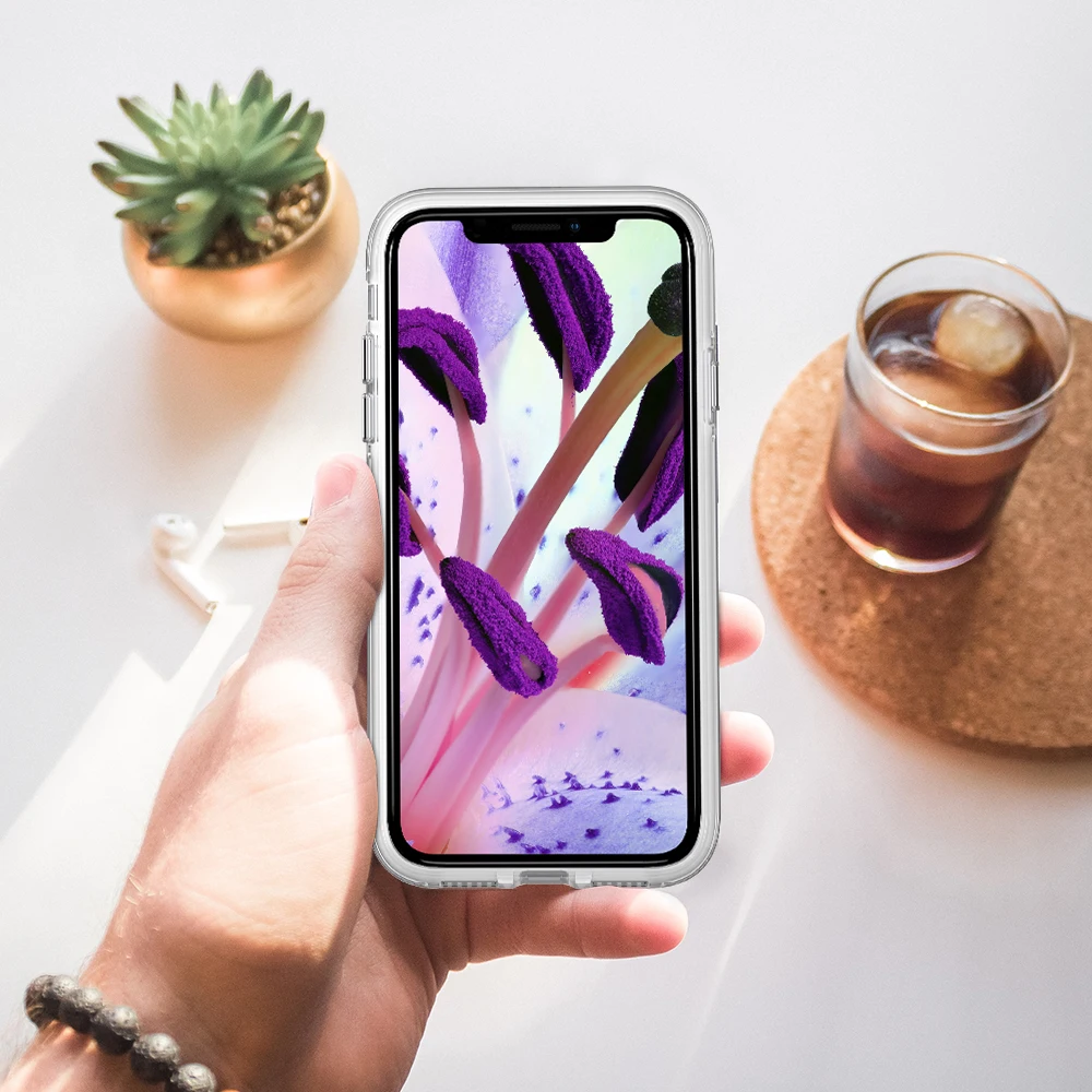 High Quality Full Protective Real Flower Phone Case For iphone 6 6s 7 8 Plus X Xs 11 Pro Max Custom Women Case