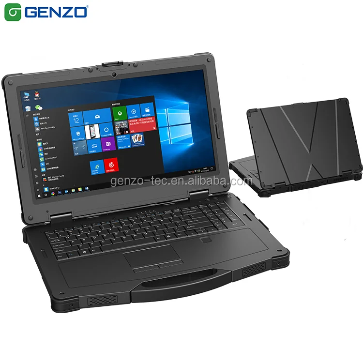 

GENZO Cheapest Factory 15.6 inch 700 NITS Rugged laptop 8 GB RAM Laptops waterproof tablet Rugged Laptop with Fingerprint