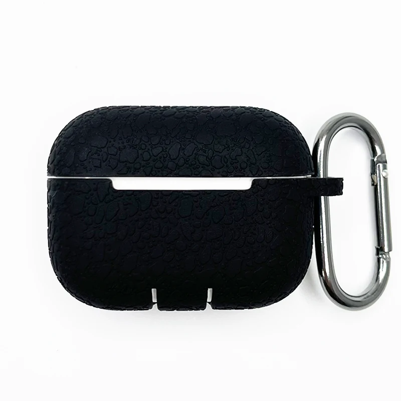 

Free Sample Genuine Silicone Charging Cover Luxury Hot Pink Black Sports With Lock Protector Girl For Airpod Pro Cases