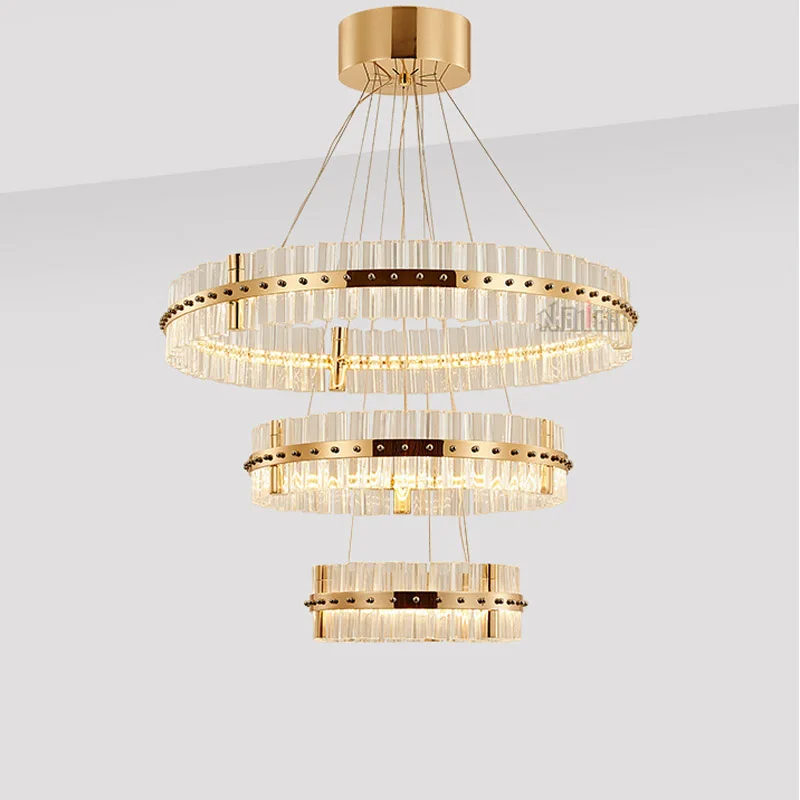 Crystal Lamp and extravagant postmodern decoration LED crystal chandelier for Living room bedroom dining hallway