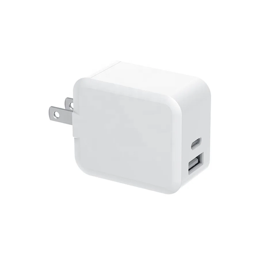 

Unique Design White 30w Fast Type C Home Use Charger Dual USB Wall Charger For Android for European