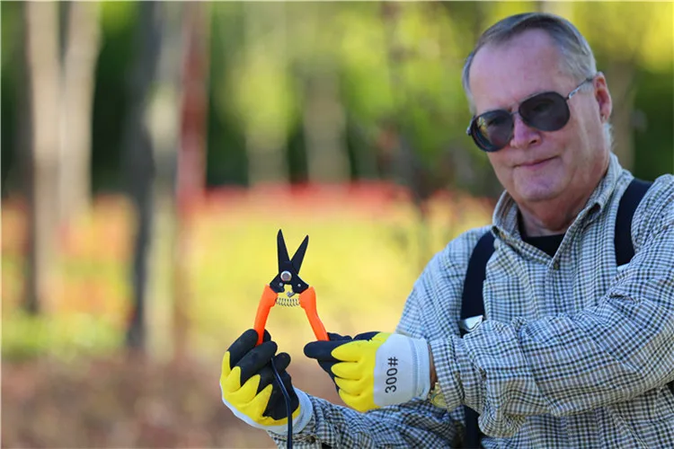 Bypass pruning scissors garden tools