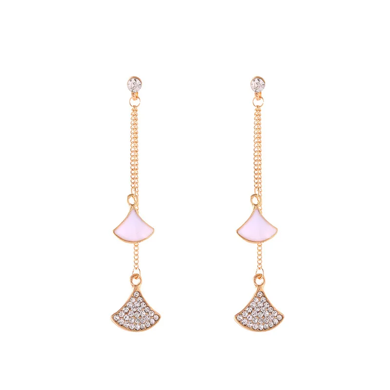 

Stud 2020 new fashion earrings hot style long pendant earrings making accessories, As pic
