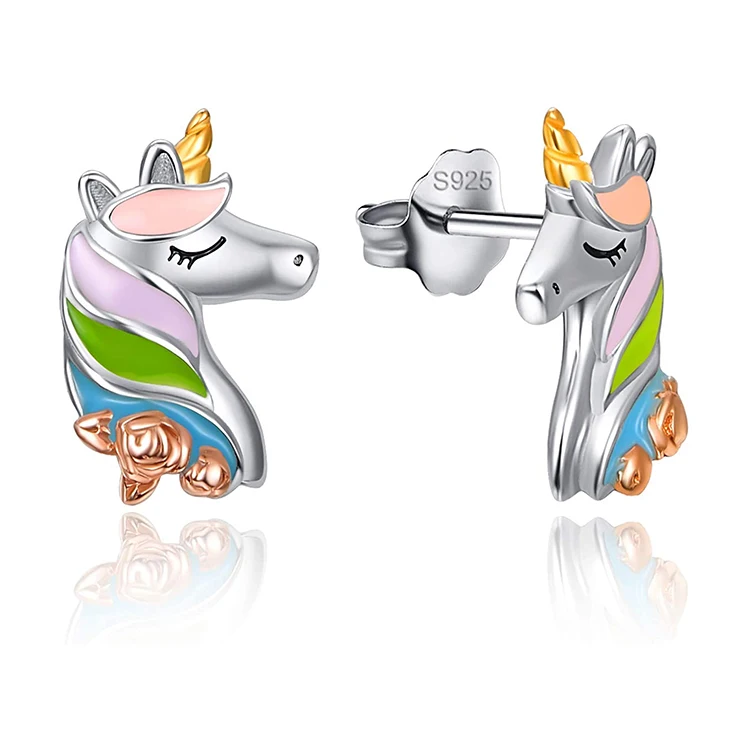 

Top Fashion 6 Kinds Sterling Silver Cute Earrings for Girls