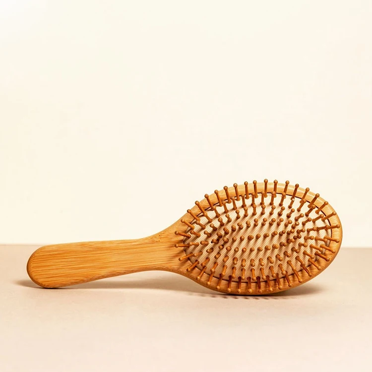 

New Personalized Bamboo Hair Comb Cleaning Massage Hair Brush Massage Comb