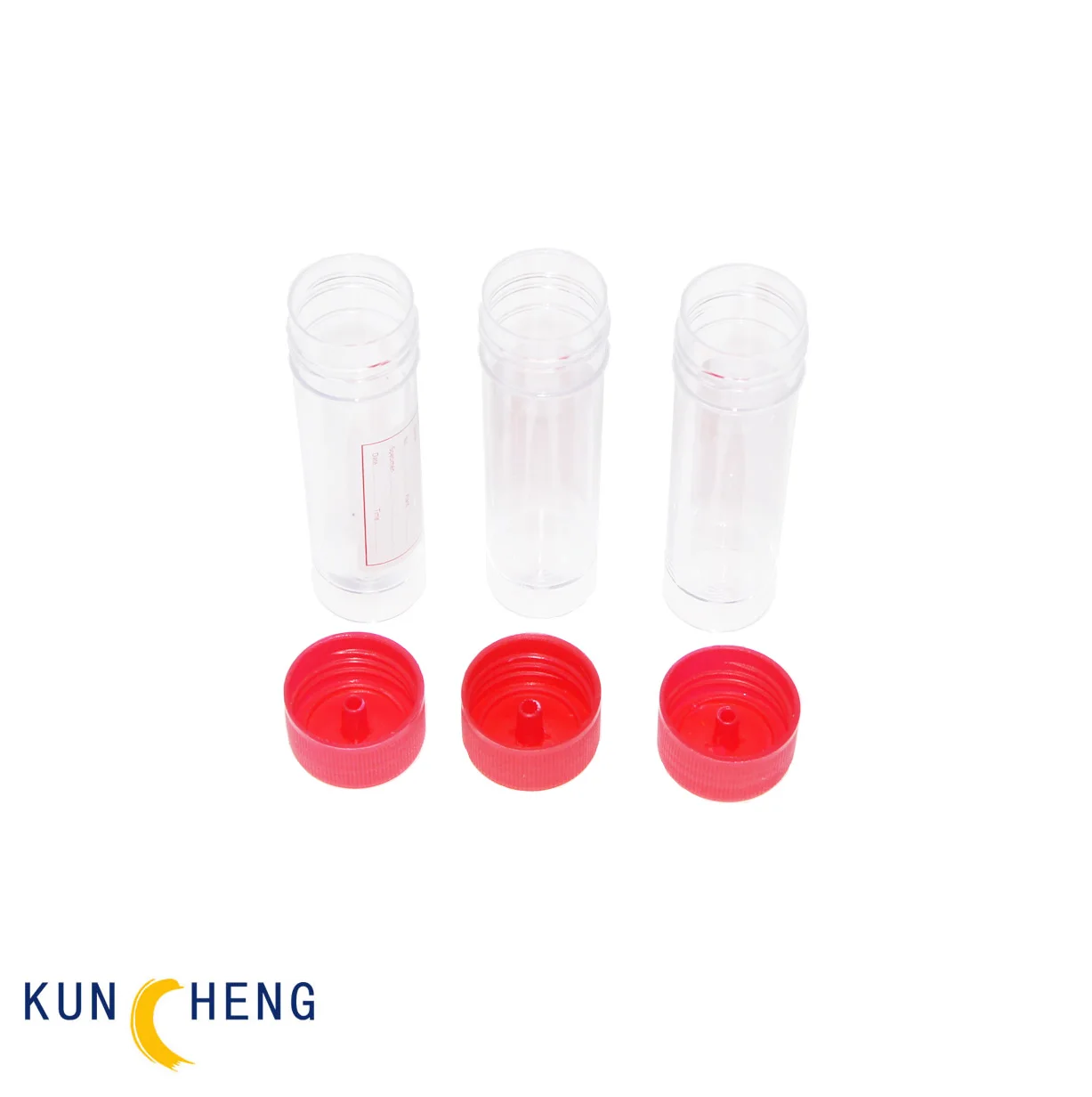 

specimen container disposable urine 30ml RED PP