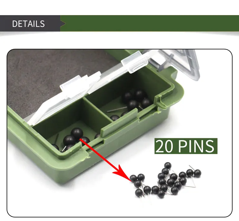 Multi Functional Carp Fishing Rig Box Plastic Tackle Storage Container