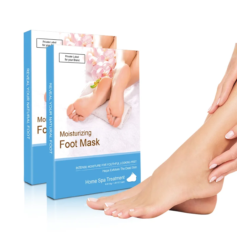 

High Quality Oem Private Label Whitening Moisturizing Foot Mask, White color