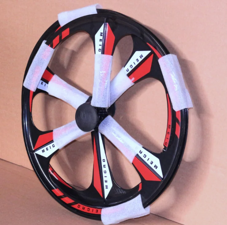 

Mountain bike disc brake wheel set magnesium alloy wheel hub integrated wheel