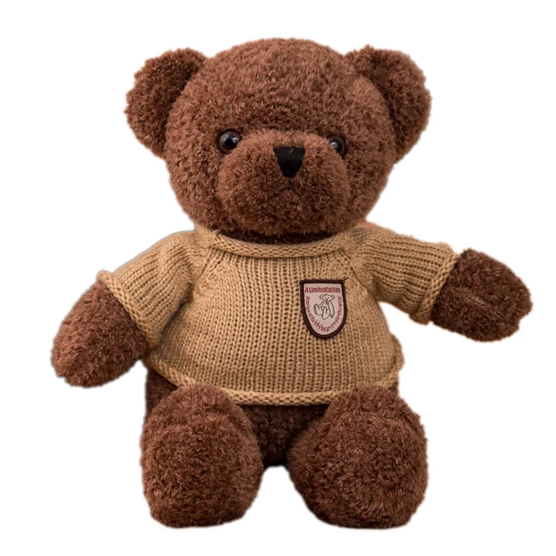 

New Fashion sells classic American children's toy gifts sweaters teddy bears plush toys size 35cm