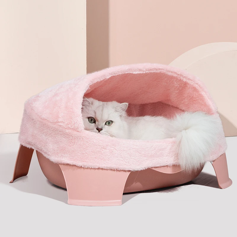 

Factory Wholesale Pet Supplies Washable Removable Cushion Cats Dogs Nest Comfortable Pet Waterloo Nest, Gray,aqua,peach,brown