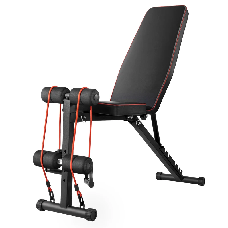 

2021 Vivanstar ST6675 Foldable Strength Training Fitness Equipment Bench Adjustable Dumbbell Sit Up Weight Bench, Black