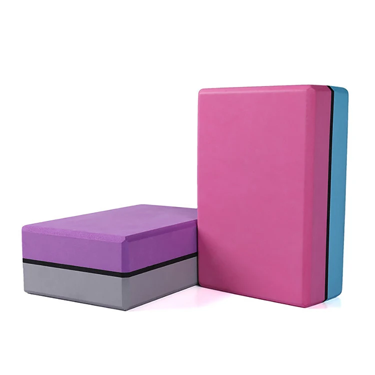 

Custom Design Grey Yoga Brick,Light Weight Yoga Block Gray and Purple