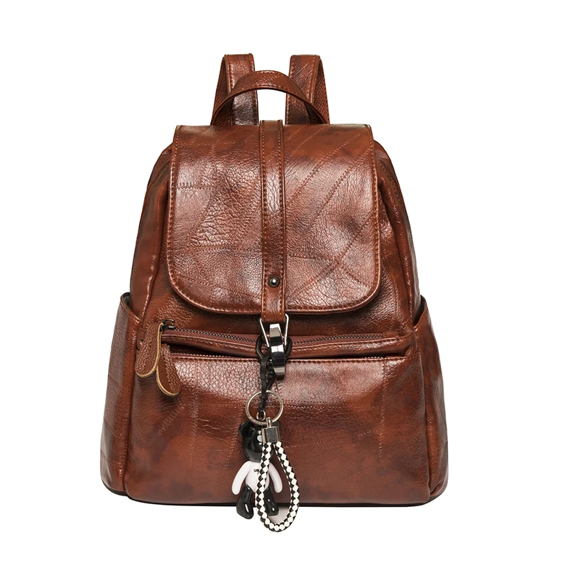 

2020 Popular Cheap Women Bagpack High Quality Leather Travel Fancy Bags For Ladies Fashion Cheap Price Female Handbags YG21-610, Customized color