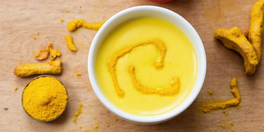 Child Enjoying a Mug of Golden Milk