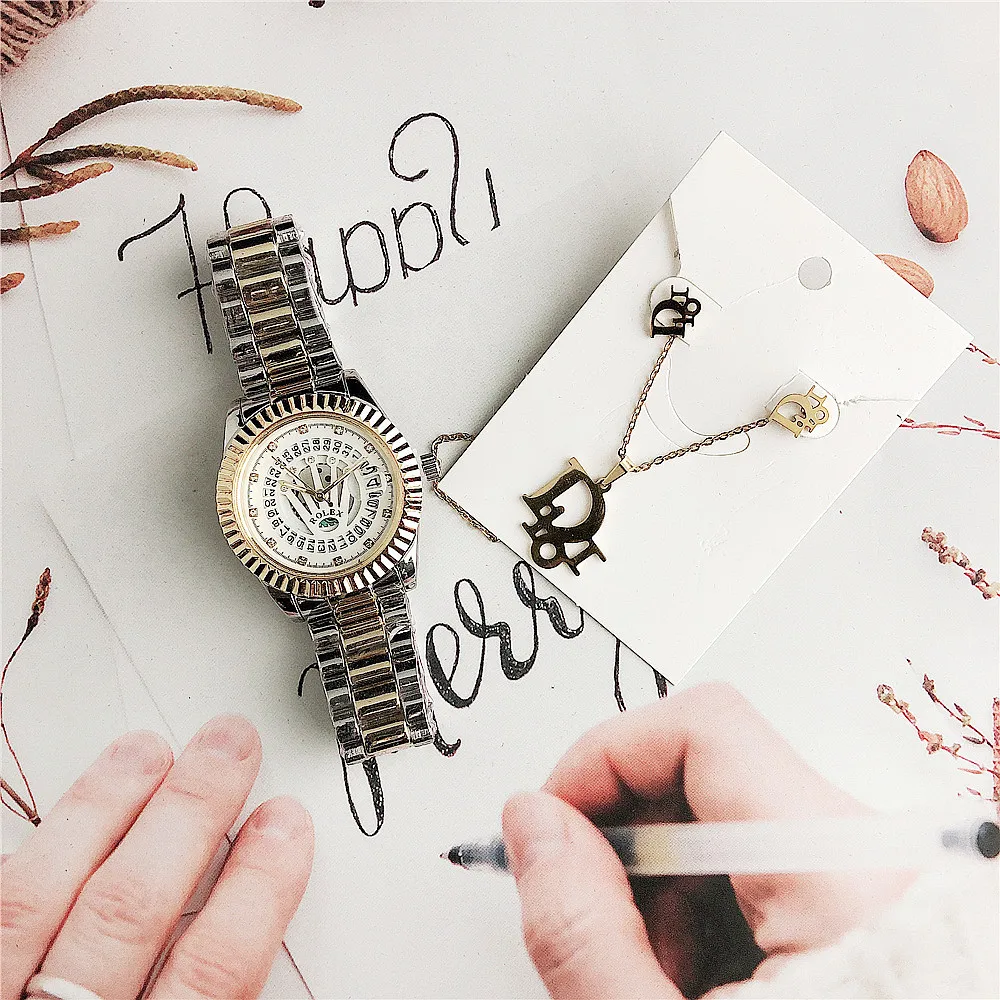 

Customized design perfect quartz date gold men watches wristwatch for women jewelry wristwatches couple VINTAGE WATCH