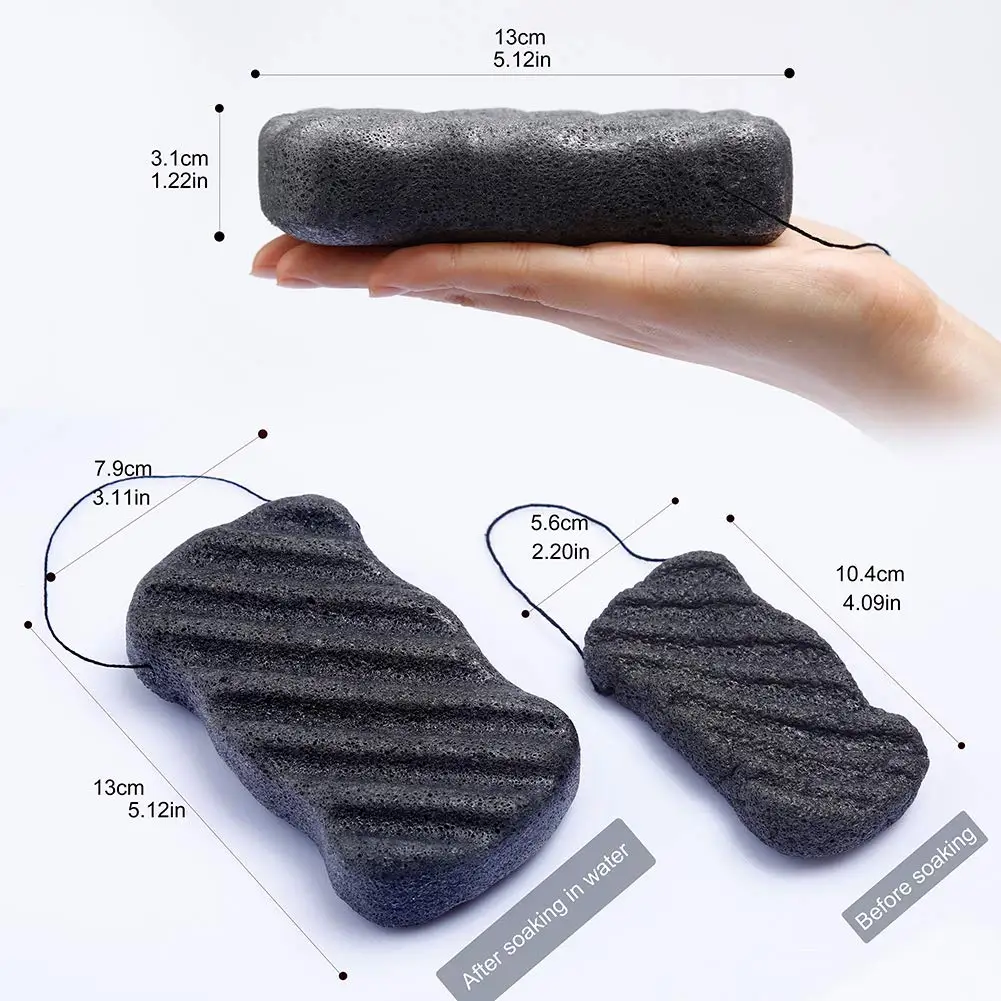 

big square konjac sponge for bath 100% biodegradable