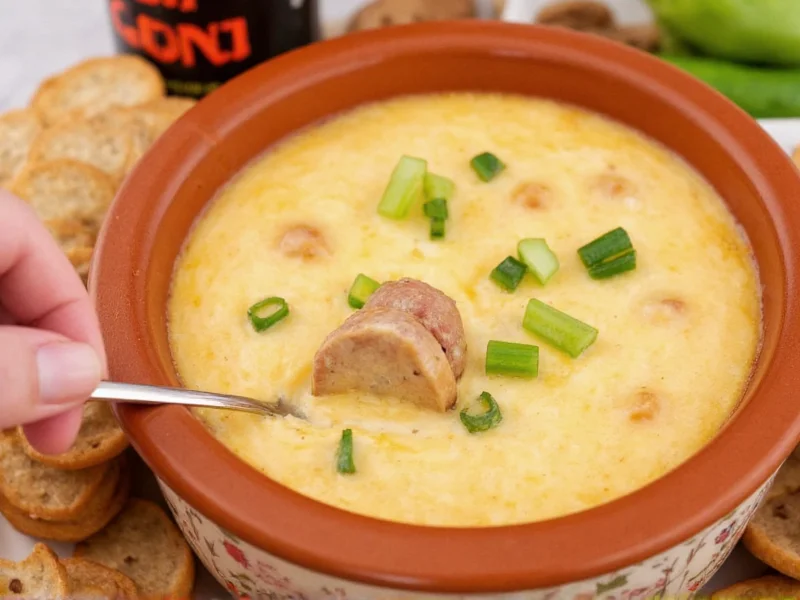 Hot Sausage Beer Cheese Dip: Perfect Game Day Recipe