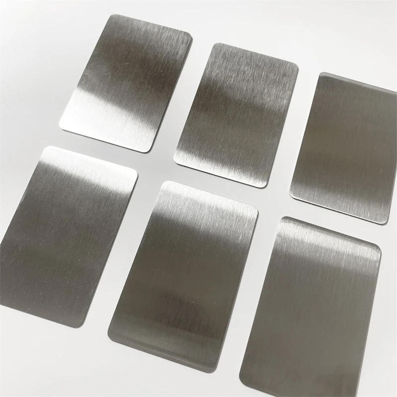 

2023 metal business card/Stainless steel business card/blank metal business card