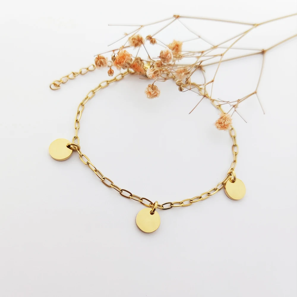 Disc Bracelet Stainless Steel Gravure Bijoux Coin Custom Jewelry Laser Engrave Machines for Small Jewelry