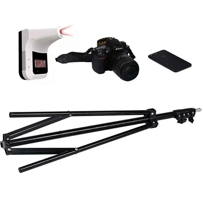 

Tripod with Phone Holder Mount for Cell Phone Camera Travel Tripod Tabletop, White