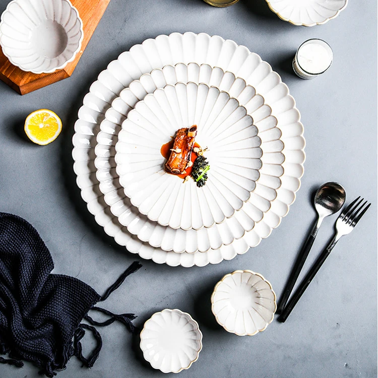 

Christmas Plate Set Dinnerware Porcelain Dinner High Quality European Modern Colorful Ceramic Plates, Customized color