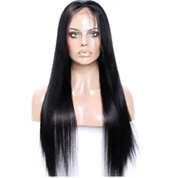 

Double 11 Eleven Promotion Mink Virgin Human Hair Natural Color 130% Density 20 22 24" Straight Body Wave Full Lace Wig