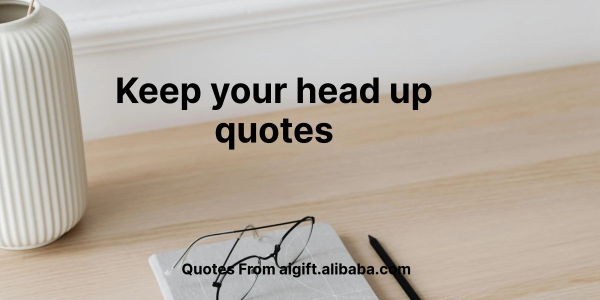 keep your head up quotes