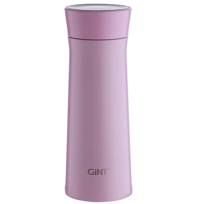 

GiNT New Design Smart Style Stainless Steel Thermal Water Bottle Simple Design Insulated Vacuum Water Bottle for Women, Customized colors acceptable