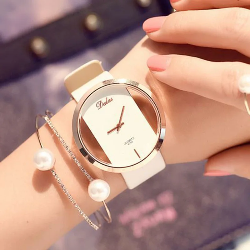 

Women Watches 2021 New Luxury Brand Bracelet Watch Set Gold Silver Dial Lady Dress Quartz Clock