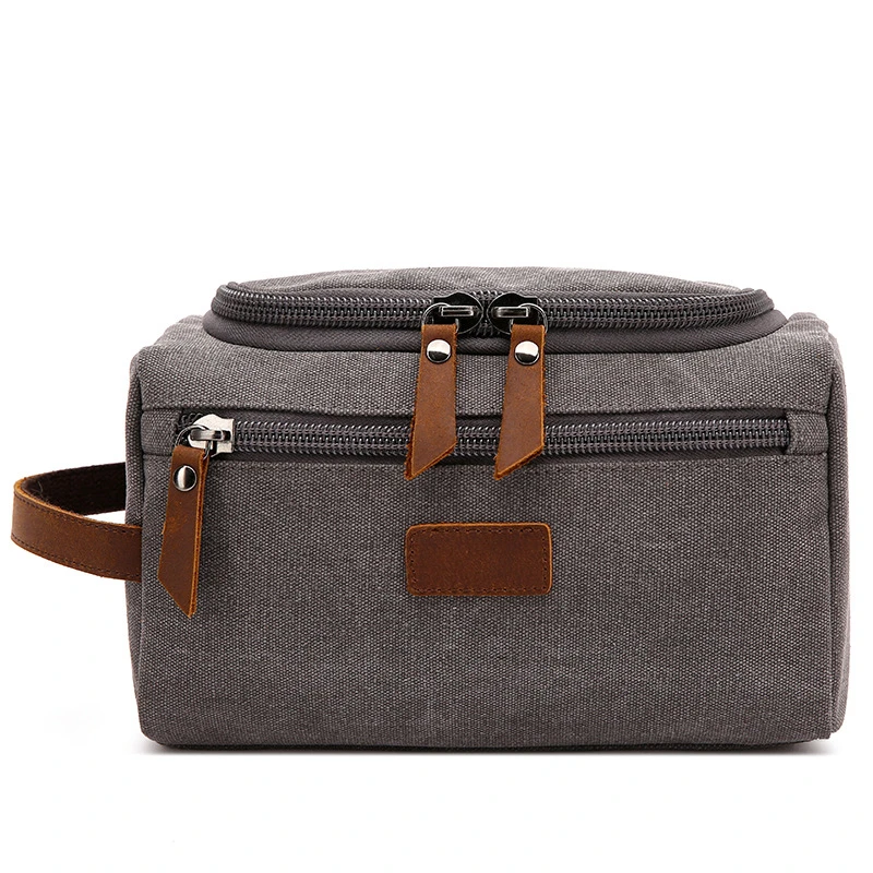 

Custom High Quality Canvas Toiletry Bag Dopp Kits Bag Mens Travel Toiletry Bag, 6 colors