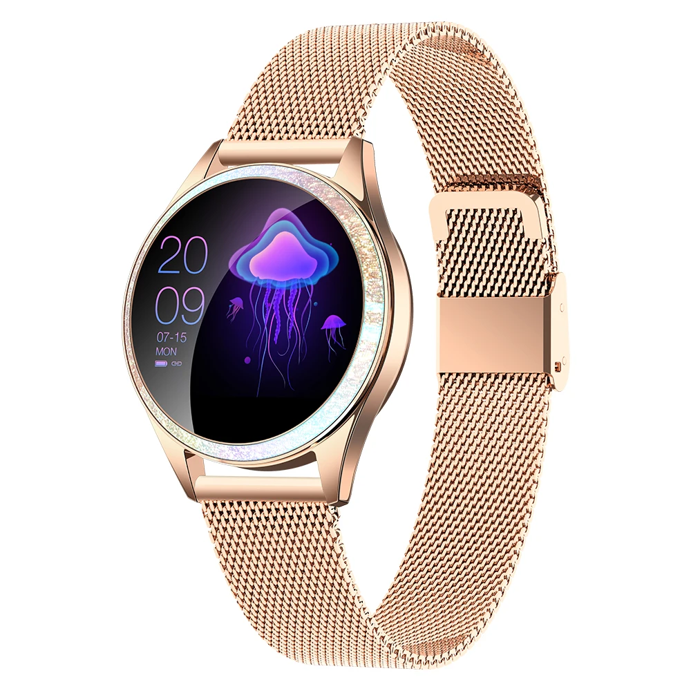 

Kingwear KW20 Best Selling IP68 waterproof Women Smart Watch Heart Rate Blood Pressure Monitor for girls