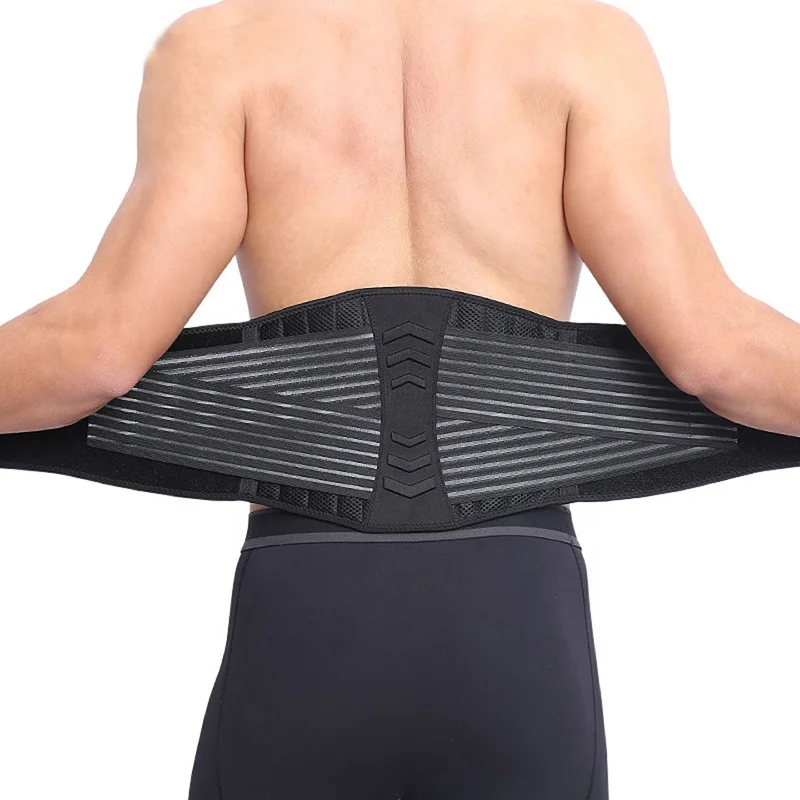

Factory Price Adjustable Breathable Elastic Men Waist Support Belt, Black