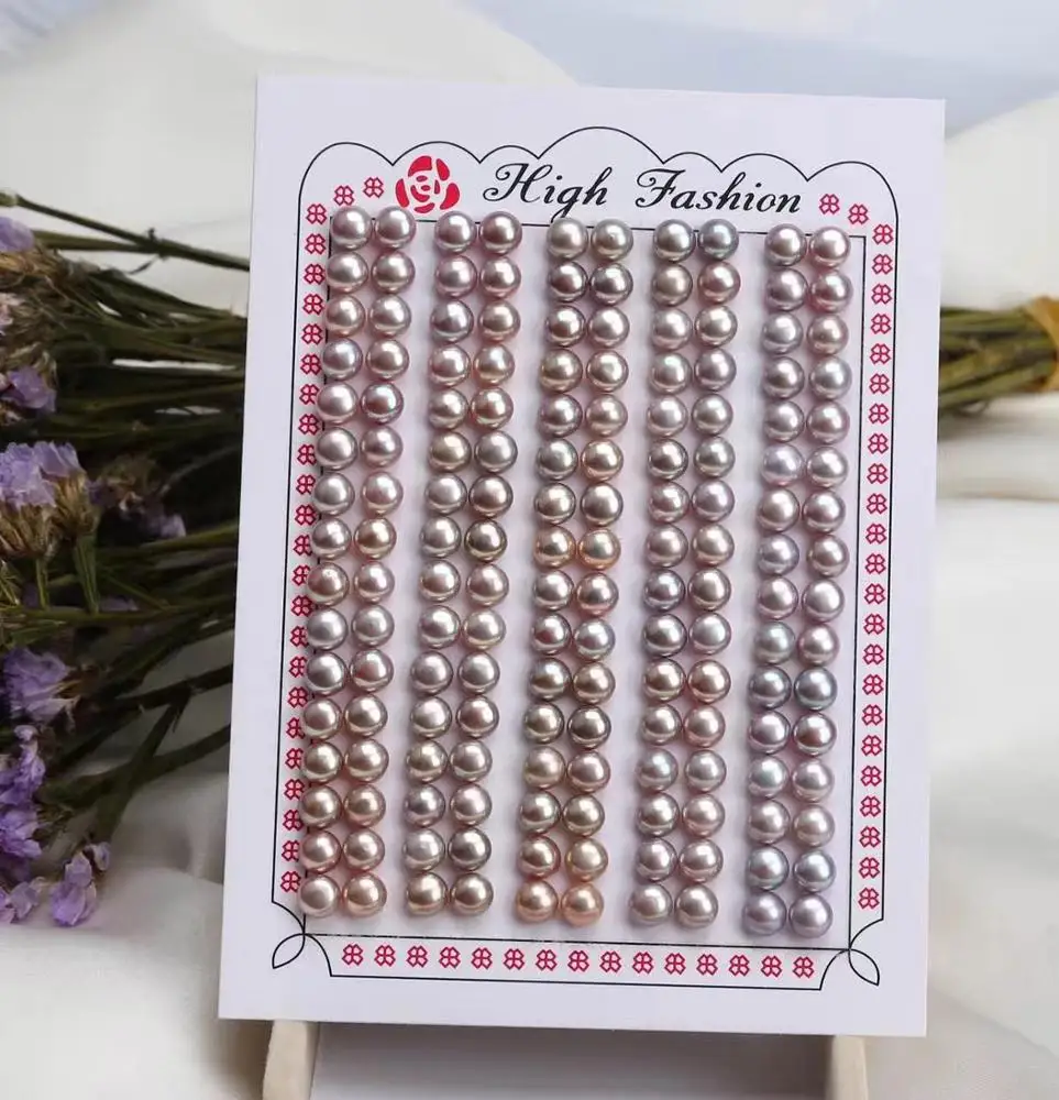 
Zhuji Supplier Freshwater Button Loose Pearl For Jewelry Making Loose Beads 