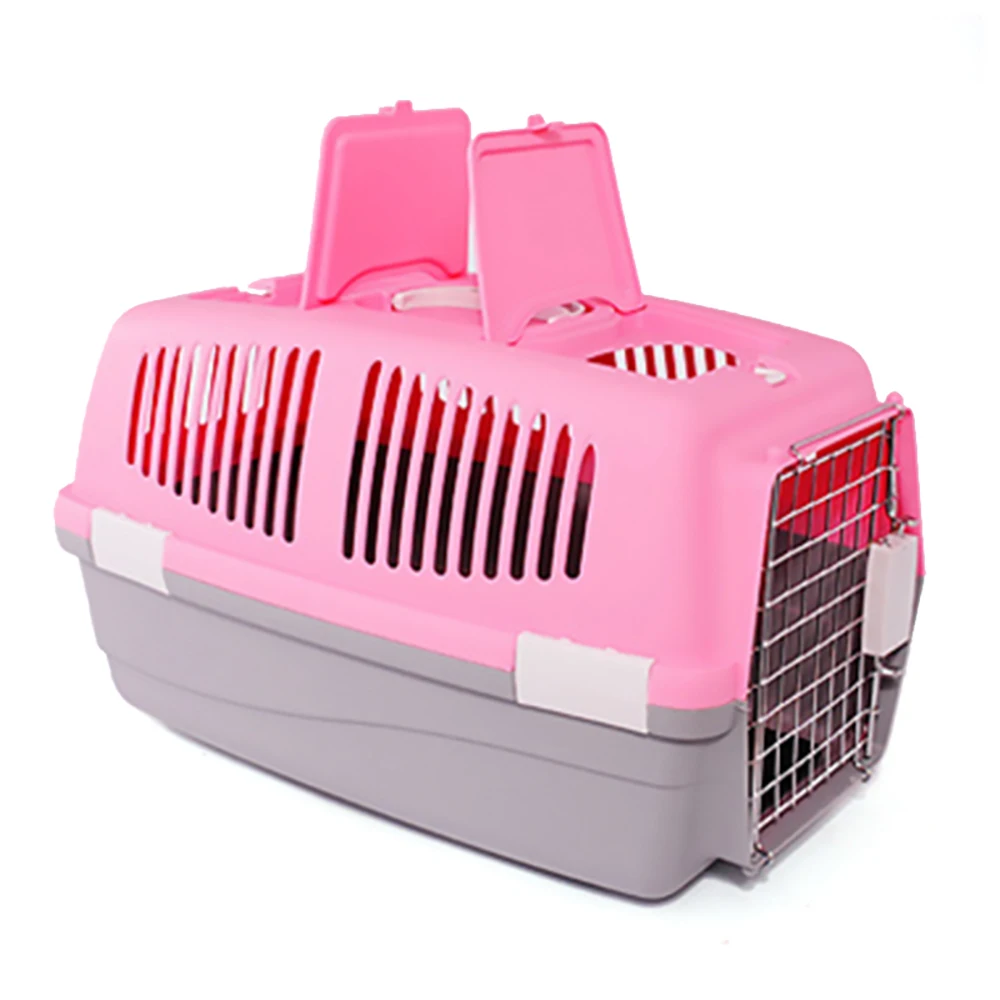 

Best Selling 1-9Kgs Animal Dog Travel Carrier Cage Transport Box High Quality Pet Cages For Cat Dog, Blue/pink