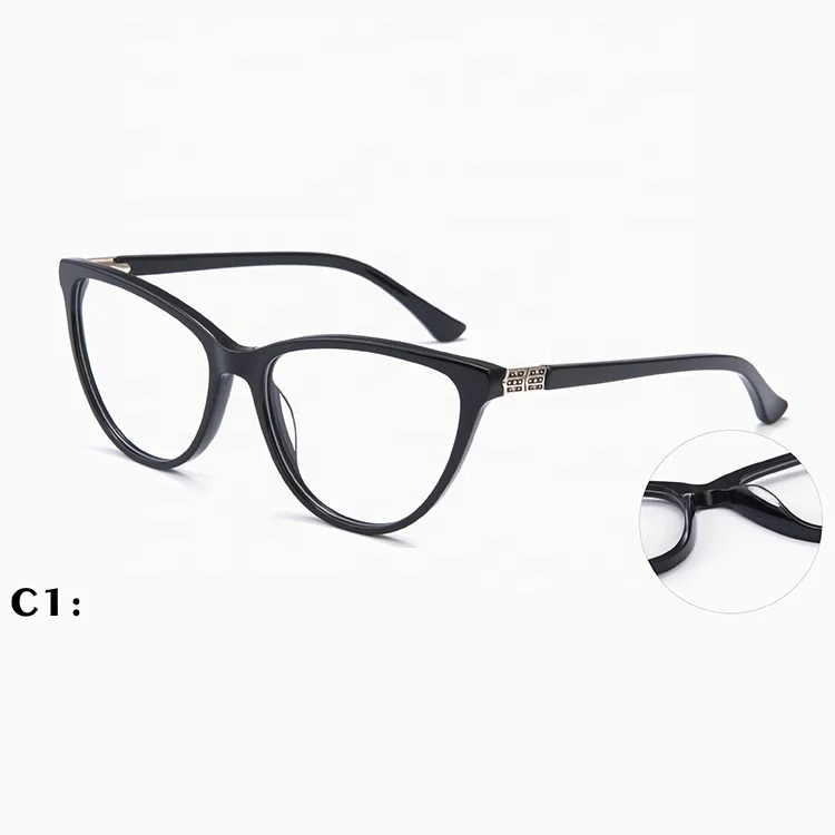 

Handmade Cellulose Acetate Cat Eye Optical Frame Eyeglasses For Women