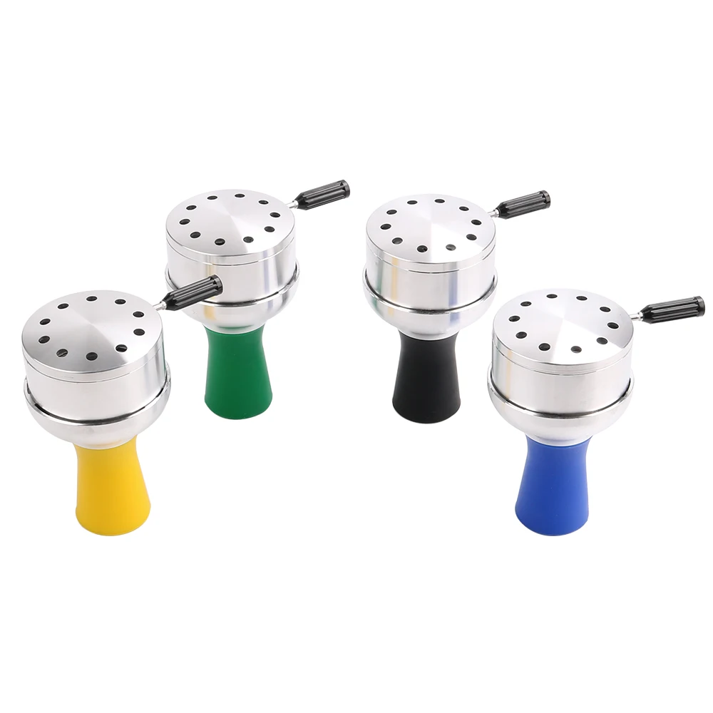 

Hot Selling Metal Hookah Bowl Set Sheesha Shisha Tobacco Smoking Accessories Hookah Charcoal Holder, Colorful