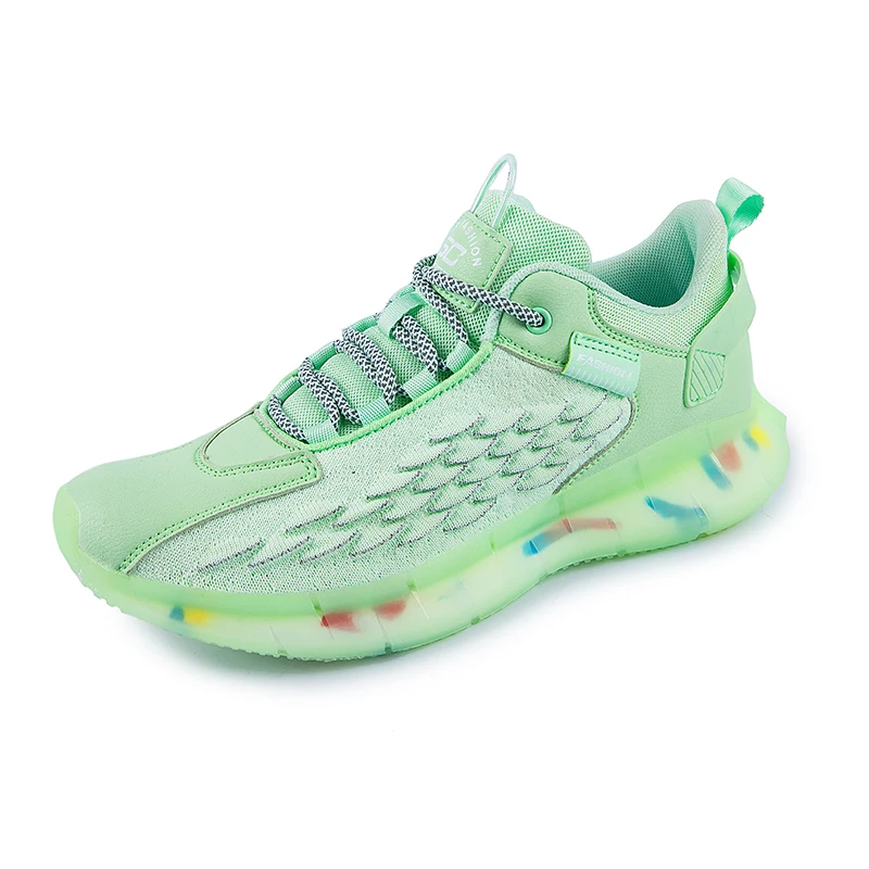 

Men Running Sneakers Mesh Casual Sport Athletic Shoes, White+grey/white+black/black/green