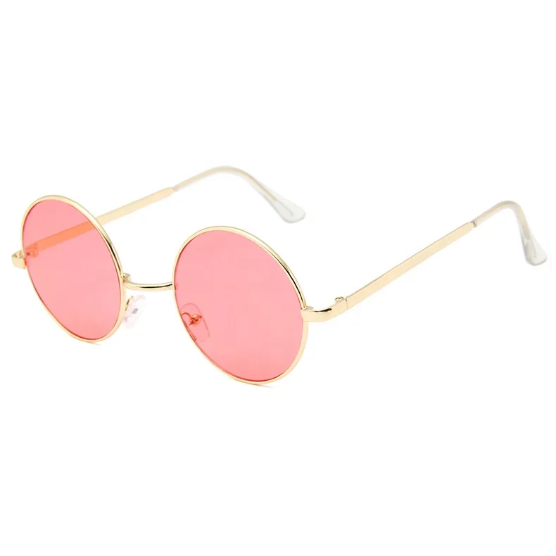 

Block the Glare Round Retro Sunglasses Neutral Punk UV Protection Sunscreen Sunglasses