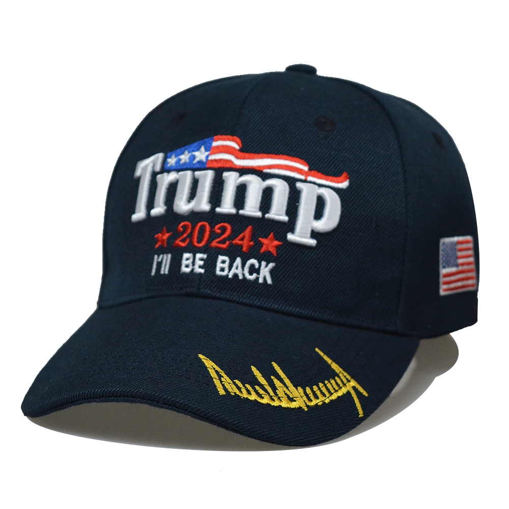 

$0 Shipping 24 Kinds Trump 2024 Cap In Stock Cheap Embroidery Trump Logo Hats Acrylic Trump America 2024 Baseball Caps Hats