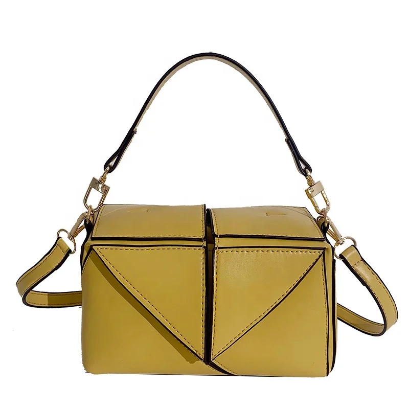 

Wholesale Solid Color Girl PU 2 Pieces Handbag Set Crossbody Small Tote Bags Women's Shoulder Bag Purses