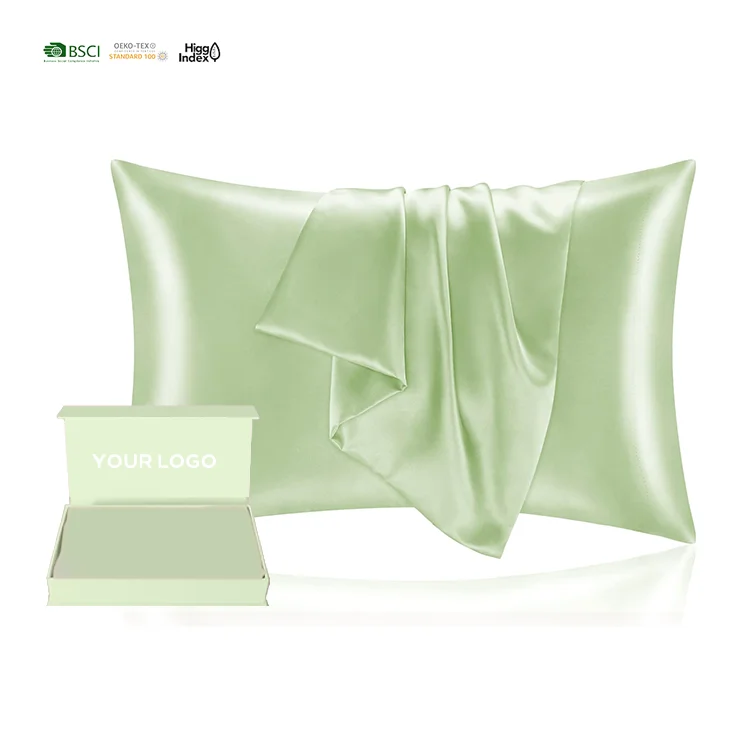 Silk Pillowcase Wholesale Design-Based Customization Folded Pure 100 Silk Mulberry Silk Pillowcase
