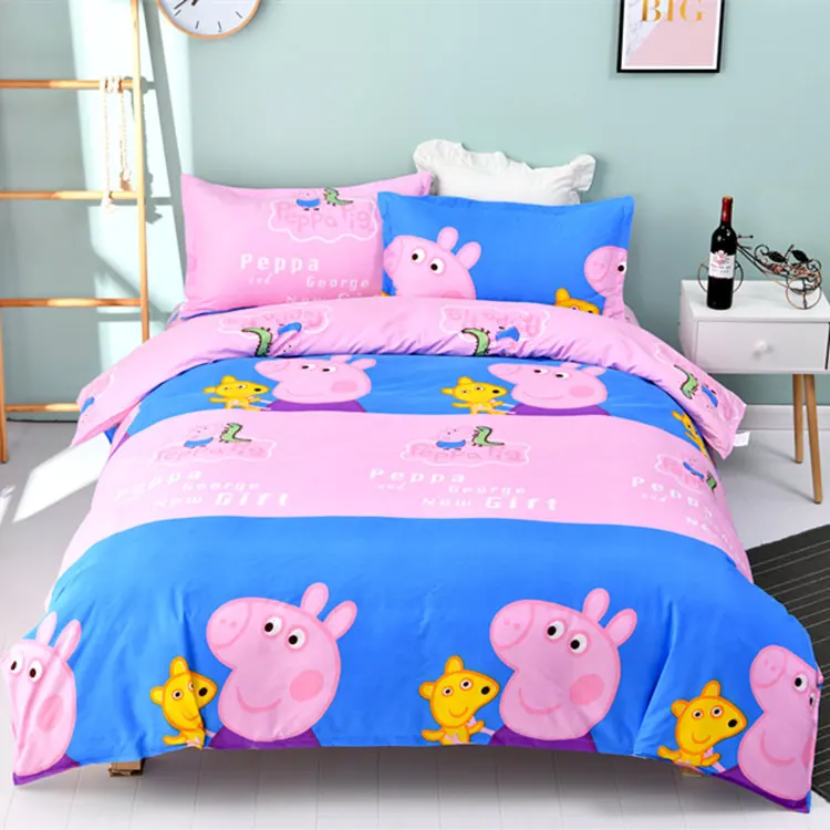 Amazon Hot Selling Totoro Single Size Three Piece Bedding Set Twin