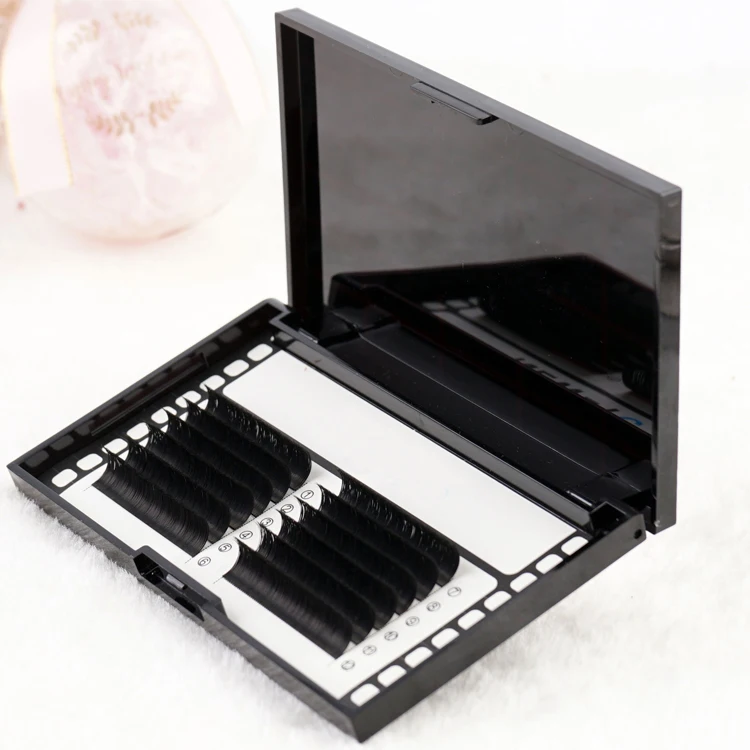 

Customer Logo Easy Fan Silk Mega Volume One Second Rapid Blooming Eyelash Extension, Natural black