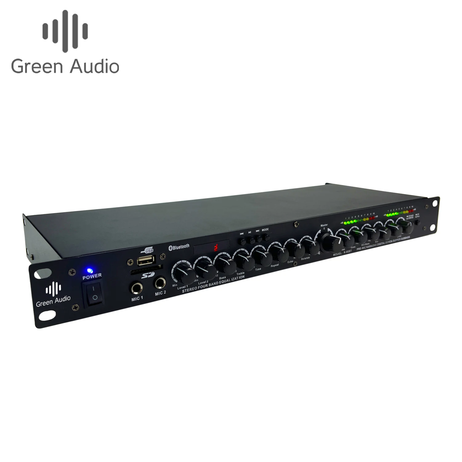

GAX-95BT Enping Newest Professional Kraoke Pre-effects KTV Digital Audio Echo Effect Processor Audio Processor