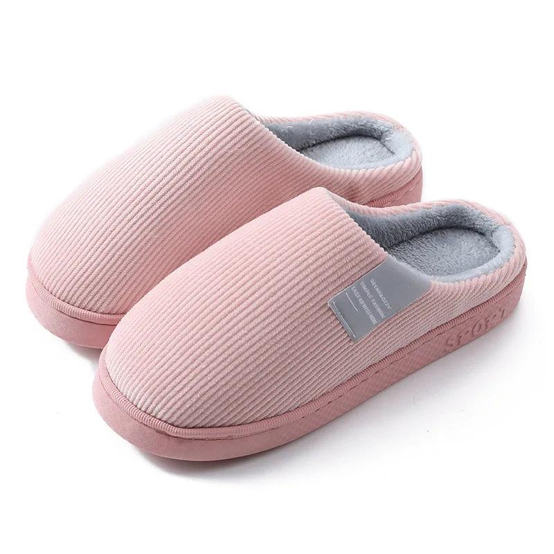 

Women EVA Slippers Winter Warm Plush House Slippers Indoor Cotton Memory Foam Slippers