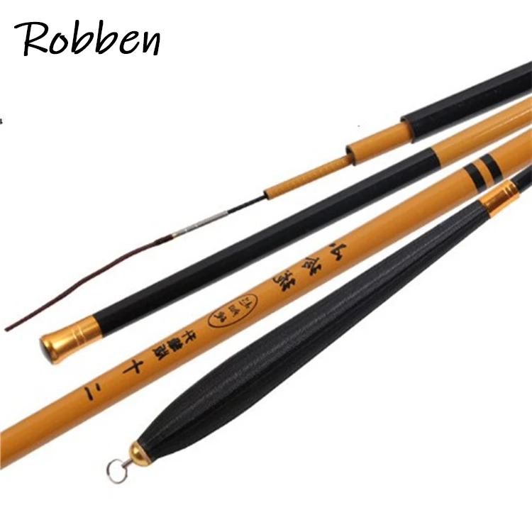 

Robben  ultralight super hard 37 T carbon superfine Taiwan Fishing Rod for carp fishing, Yellow